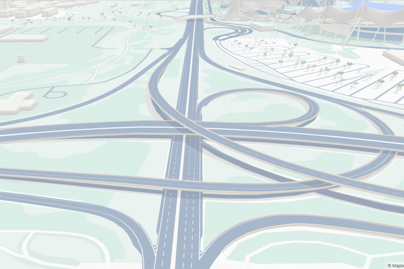 Mapbox 3D 立交实现方式解析